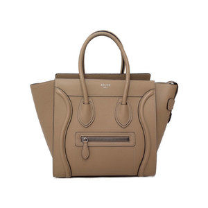 Celine Micro Shopper Tote Handbag Dune